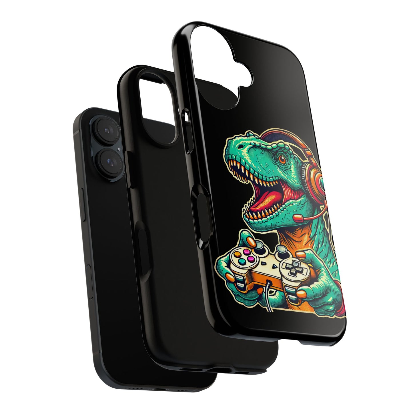 Dinosaur Gaming Phone Case – Tough Cases for Gamers