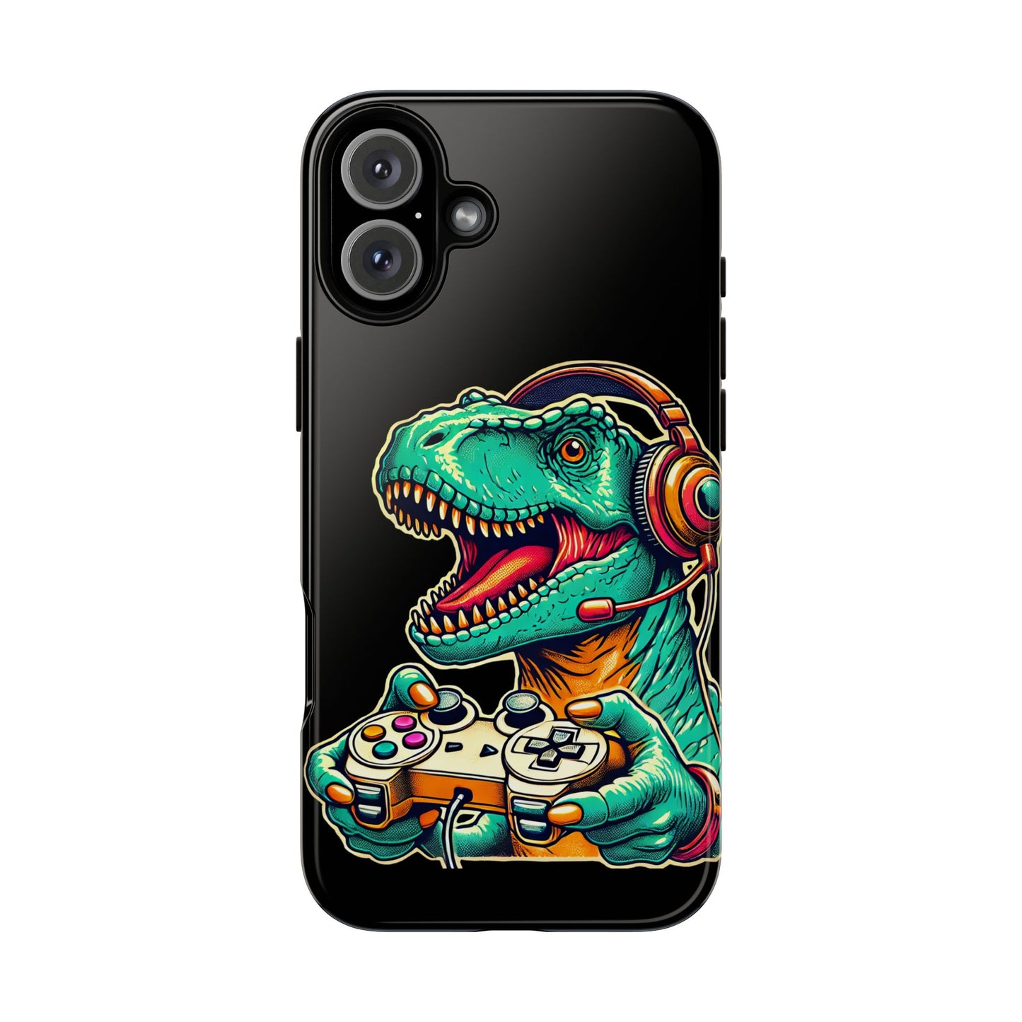 Dinosaur Gaming Phone Case – Tough Cases for Gamers