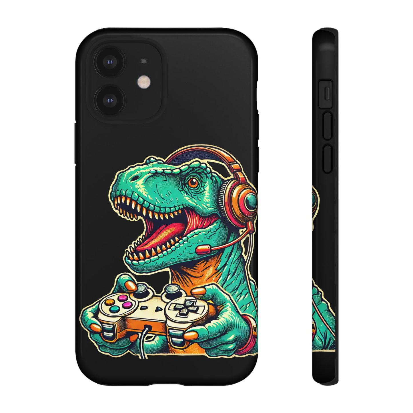 Dinosaur Gaming Phone Case – Tough Cases for Gamers