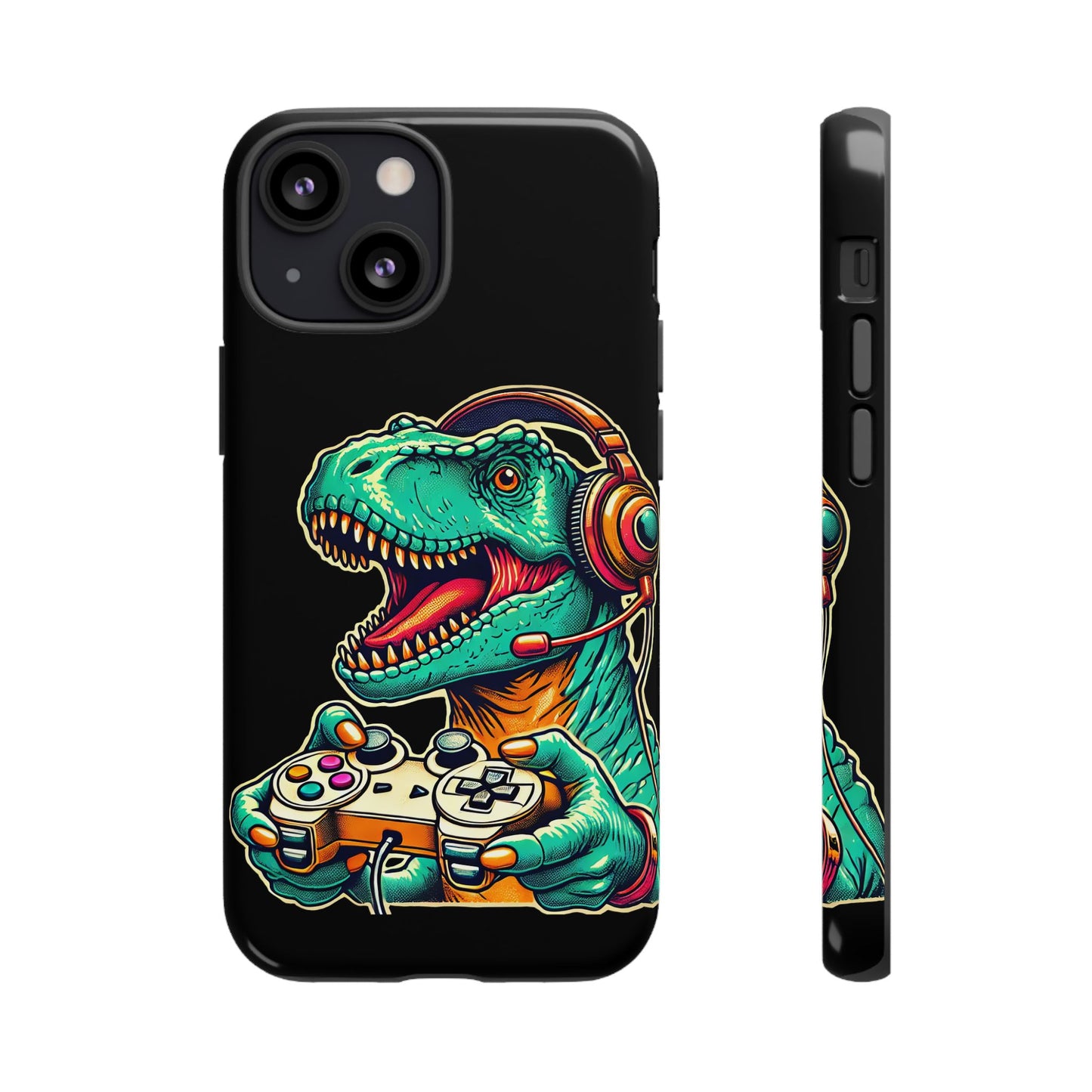 Dinosaur Gaming Phone Case – Tough Cases for Gamers