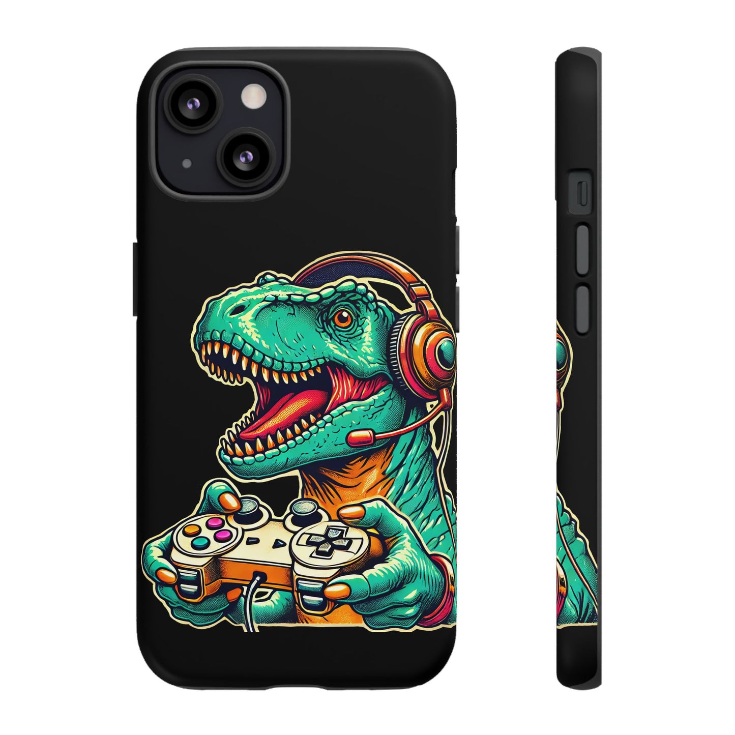 Dinosaur Gaming Phone Case – Tough Cases for Gamers