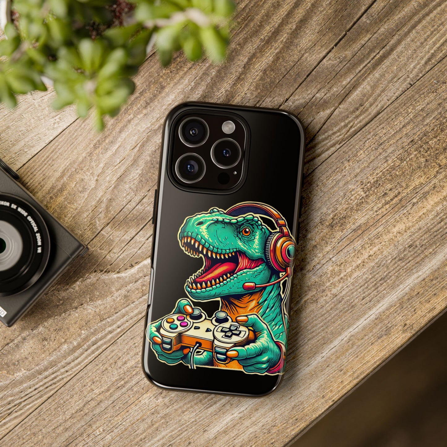 Dinosaur Gaming Phone Case – Tough Cases for Gamers