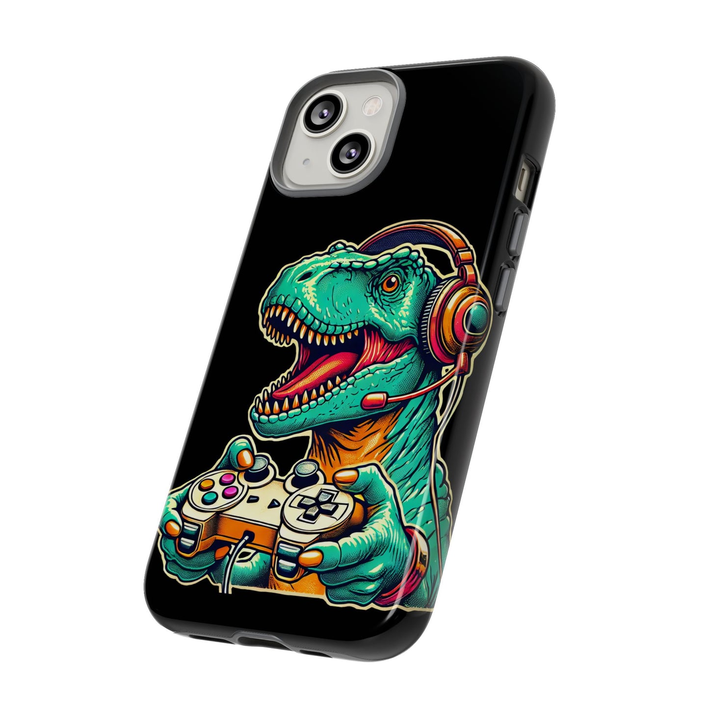Dinosaur Gaming Phone Case – Tough Cases for Gamers