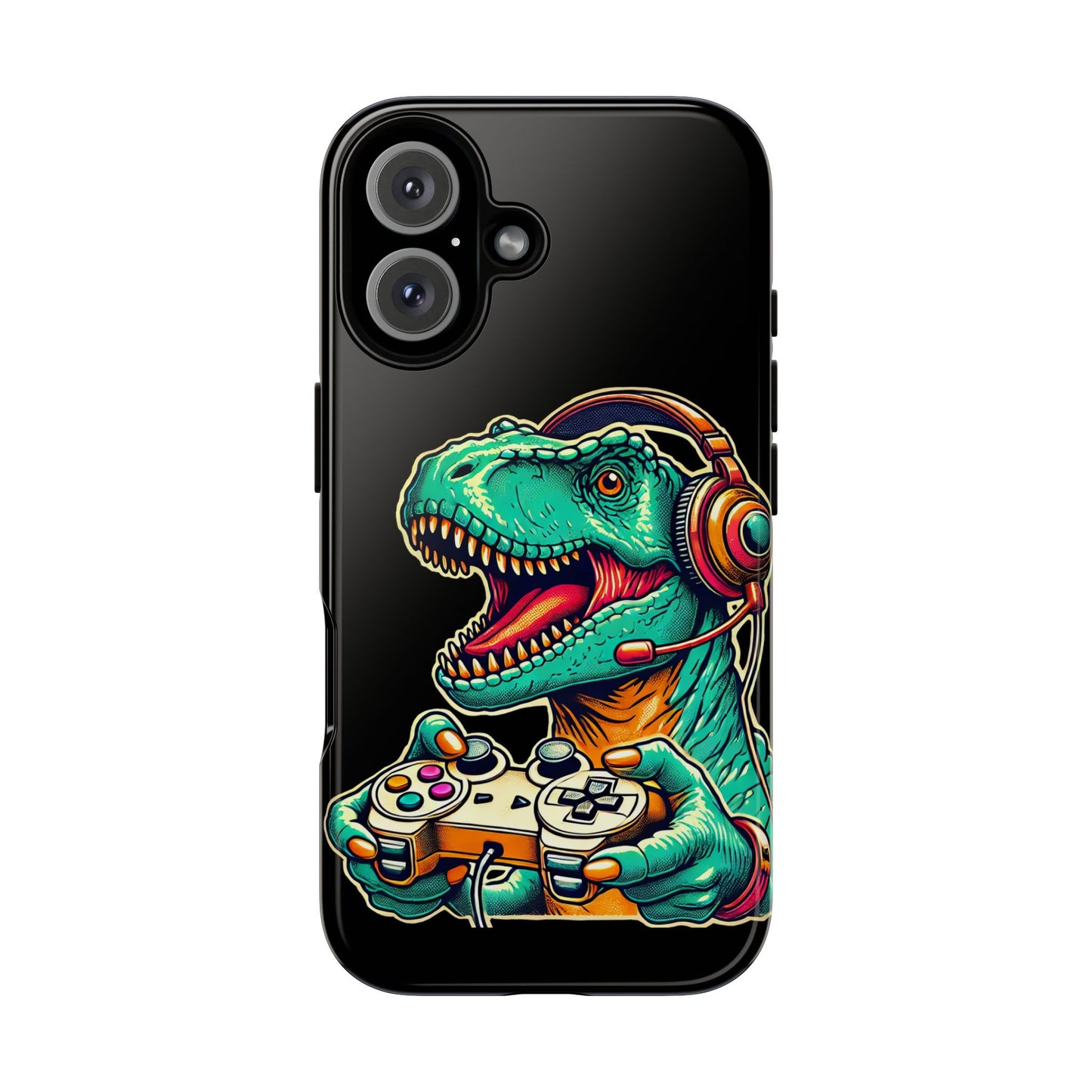 Dinosaur Gaming Phone Case – Tough Cases for Gamers