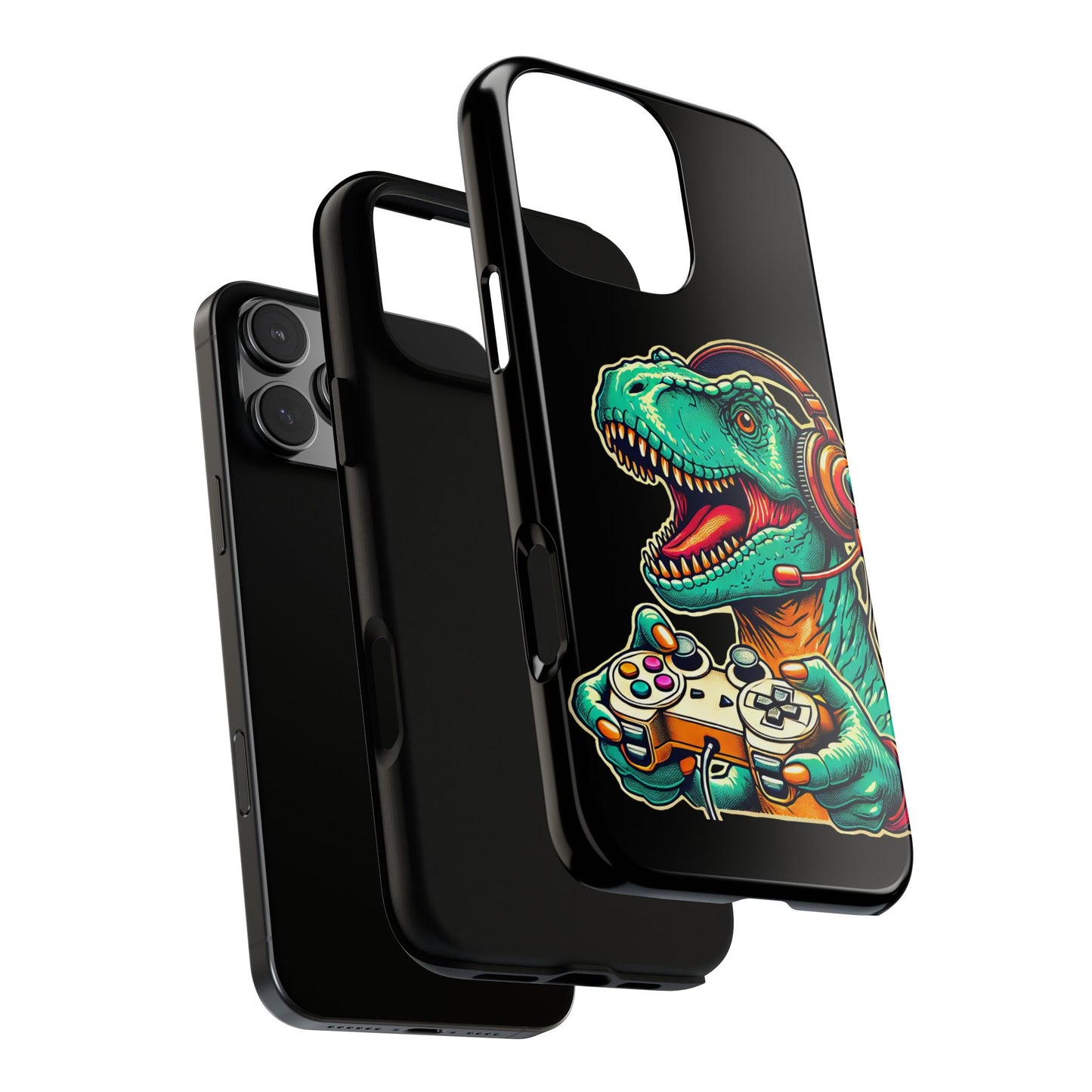 Dinosaur Gaming Phone Case – Tough Cases for Gamers