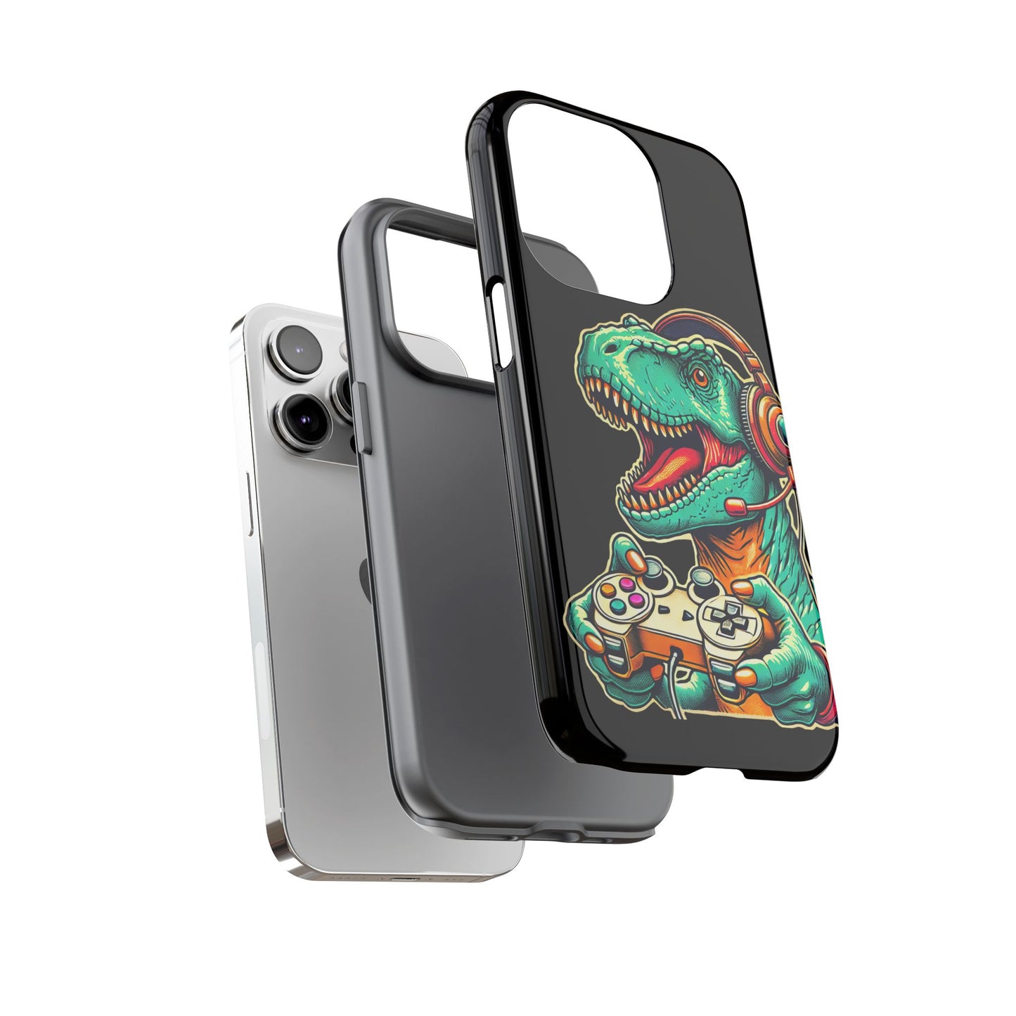 Dinosaur Gaming Phone Case – Tough Cases for Gamers