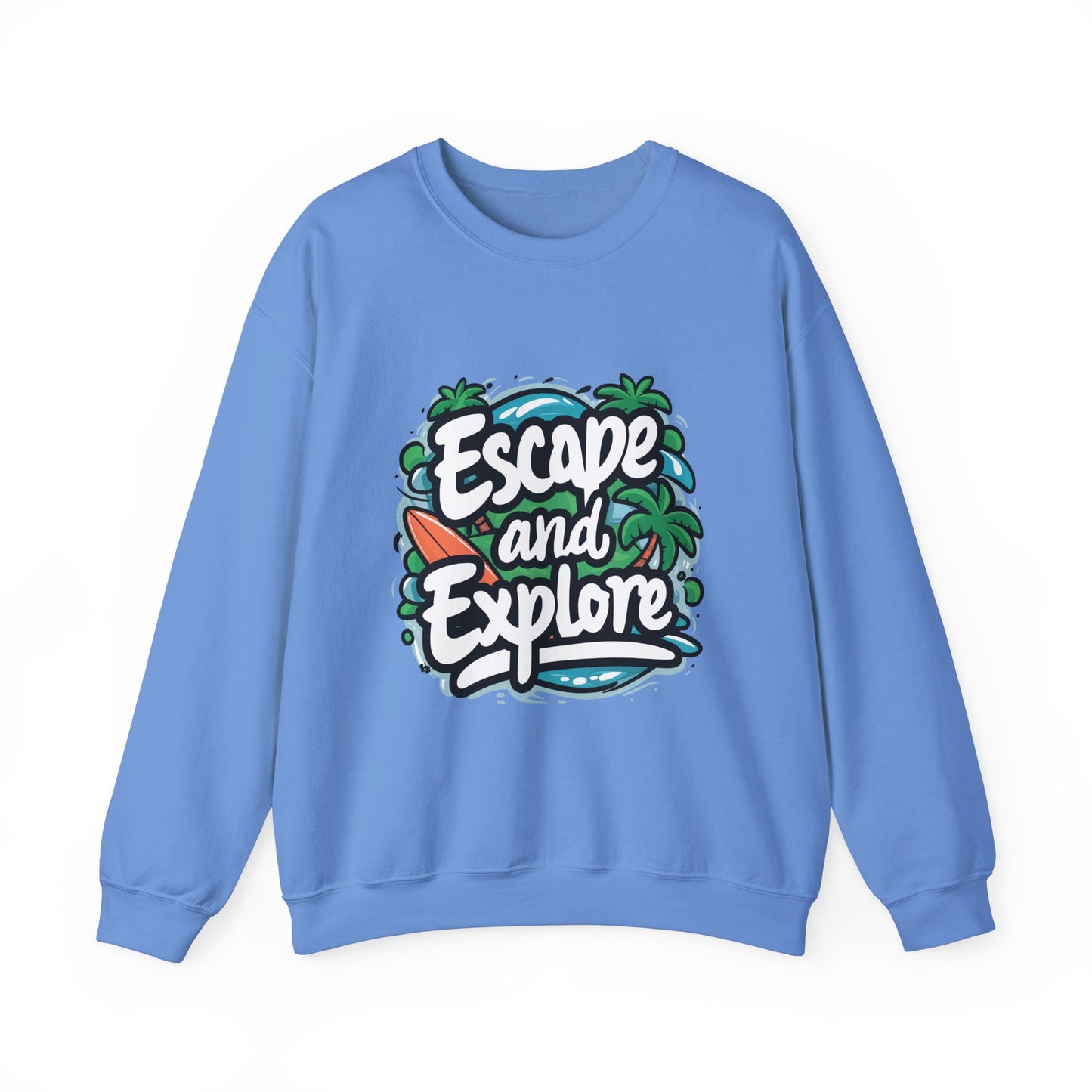 Escape and Explore Unisex Crewneck Sweatshirt