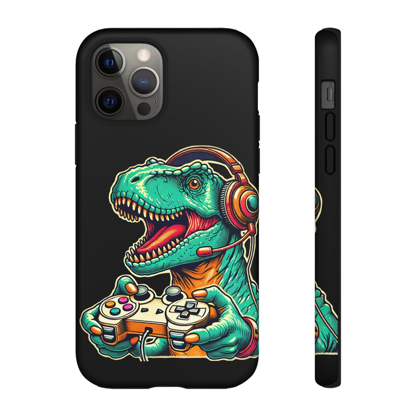 Dinosaur Gaming Phone Case – Tough Cases for Gamers