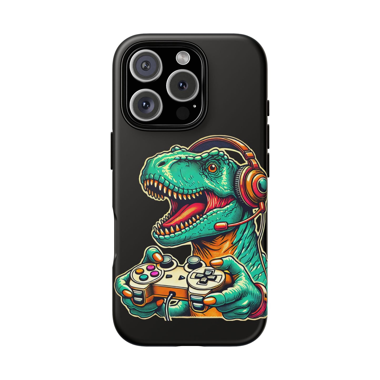 Dinosaur Gaming Phone Case – Tough Cases for Gamers