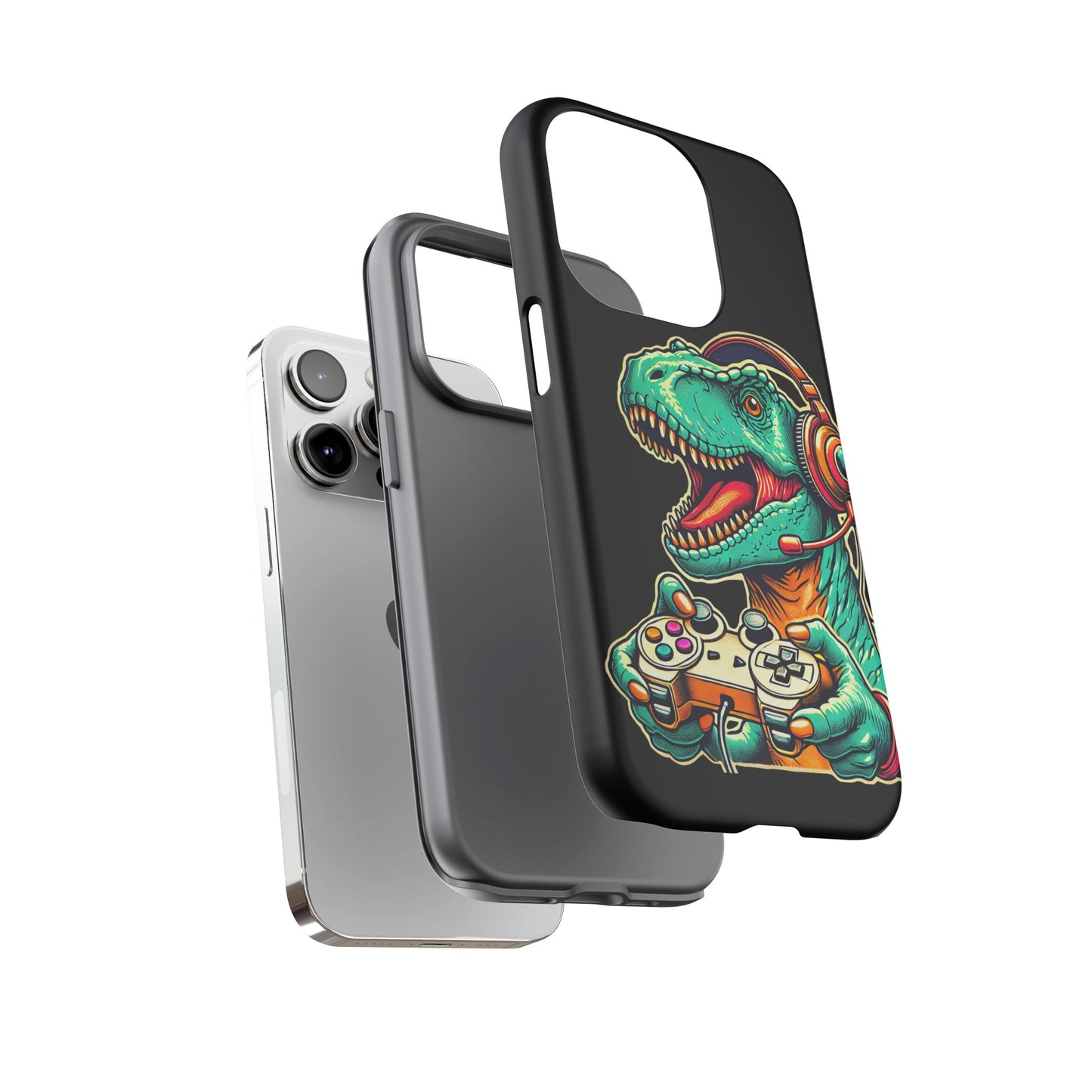 Dinosaur Gaming Phone Case – Tough Cases for Gamers
