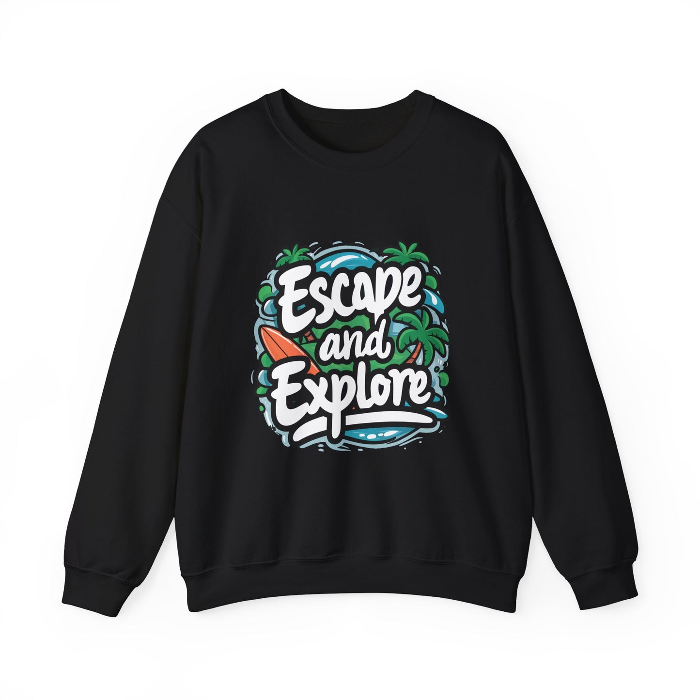 Escape and Explore Unisex Crewneck Sweatshirt