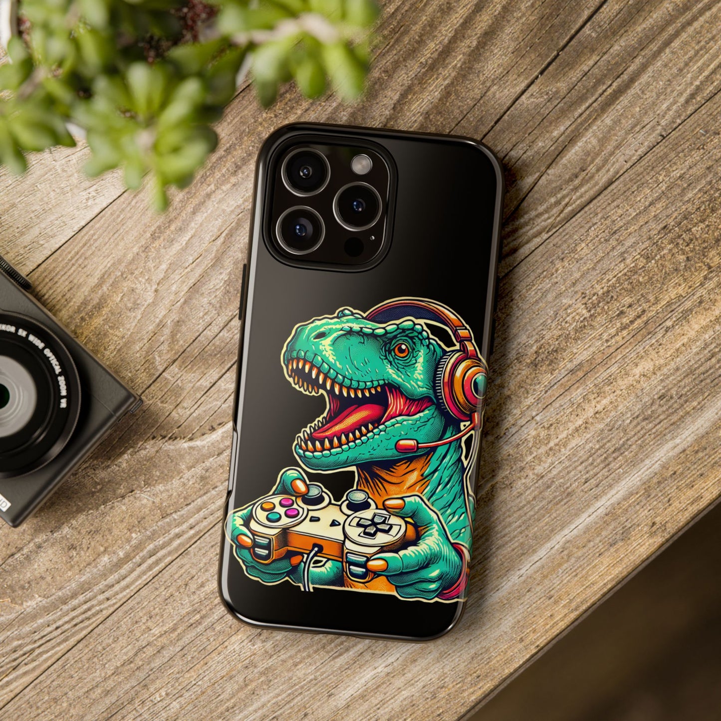 Dinosaur Gaming Phone Case – Tough Cases for Gamers
