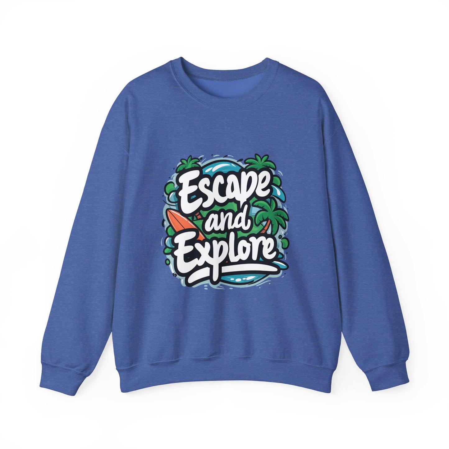 Escape and Explore Unisex Crewneck Sweatshirt