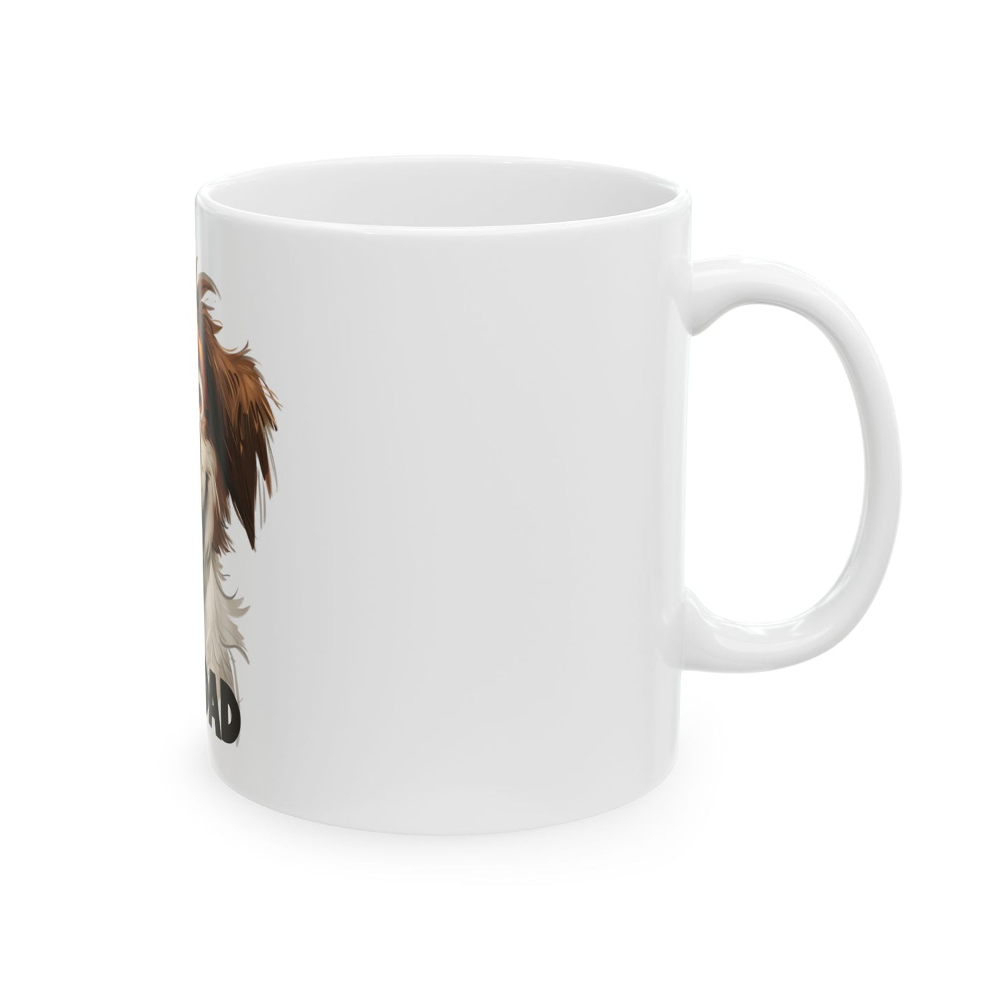 Dog Dad Ceramic Mug - Fun Pet Owner Gift (11oz, 15oz)