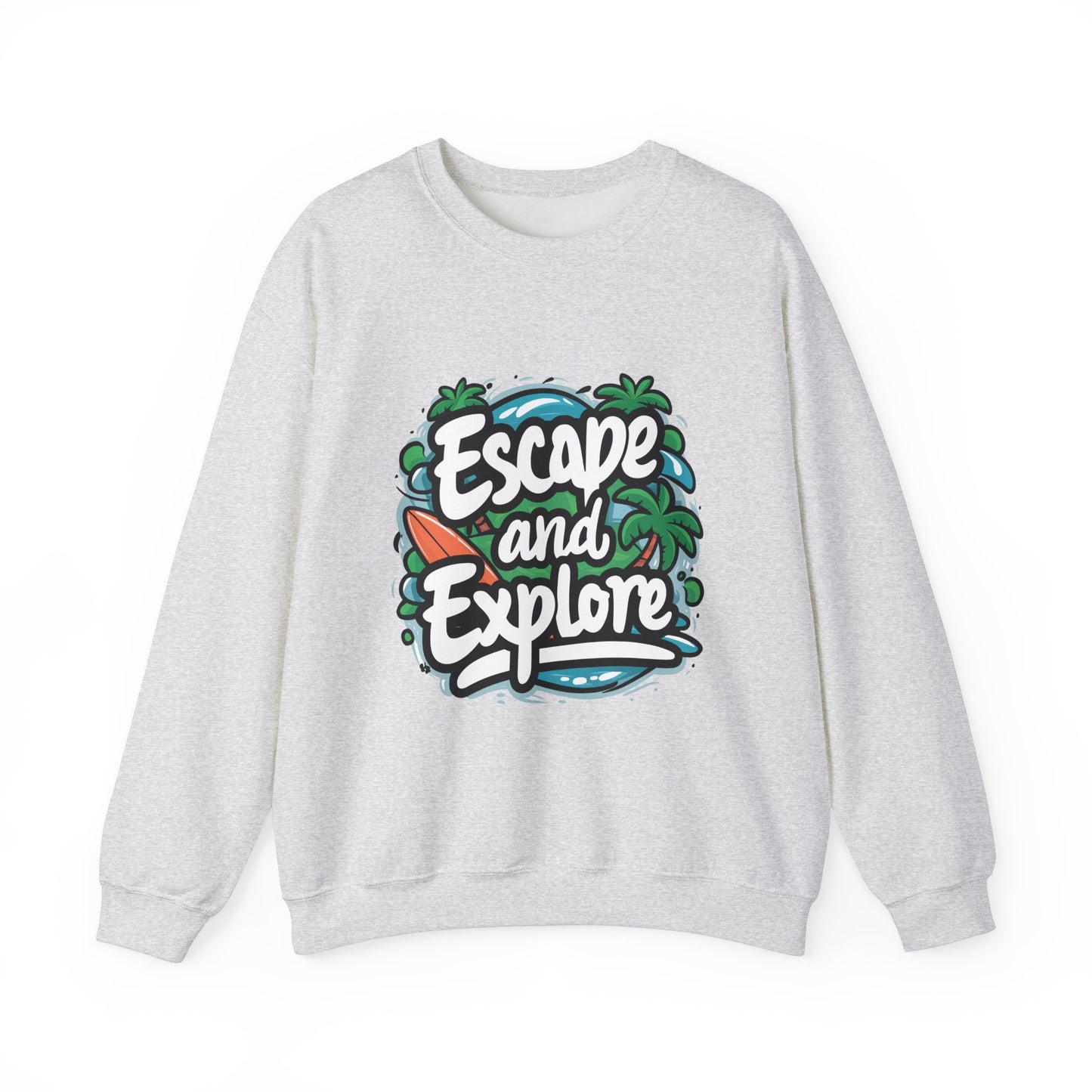 Escape and Explore Unisex Crewneck Sweatshirt