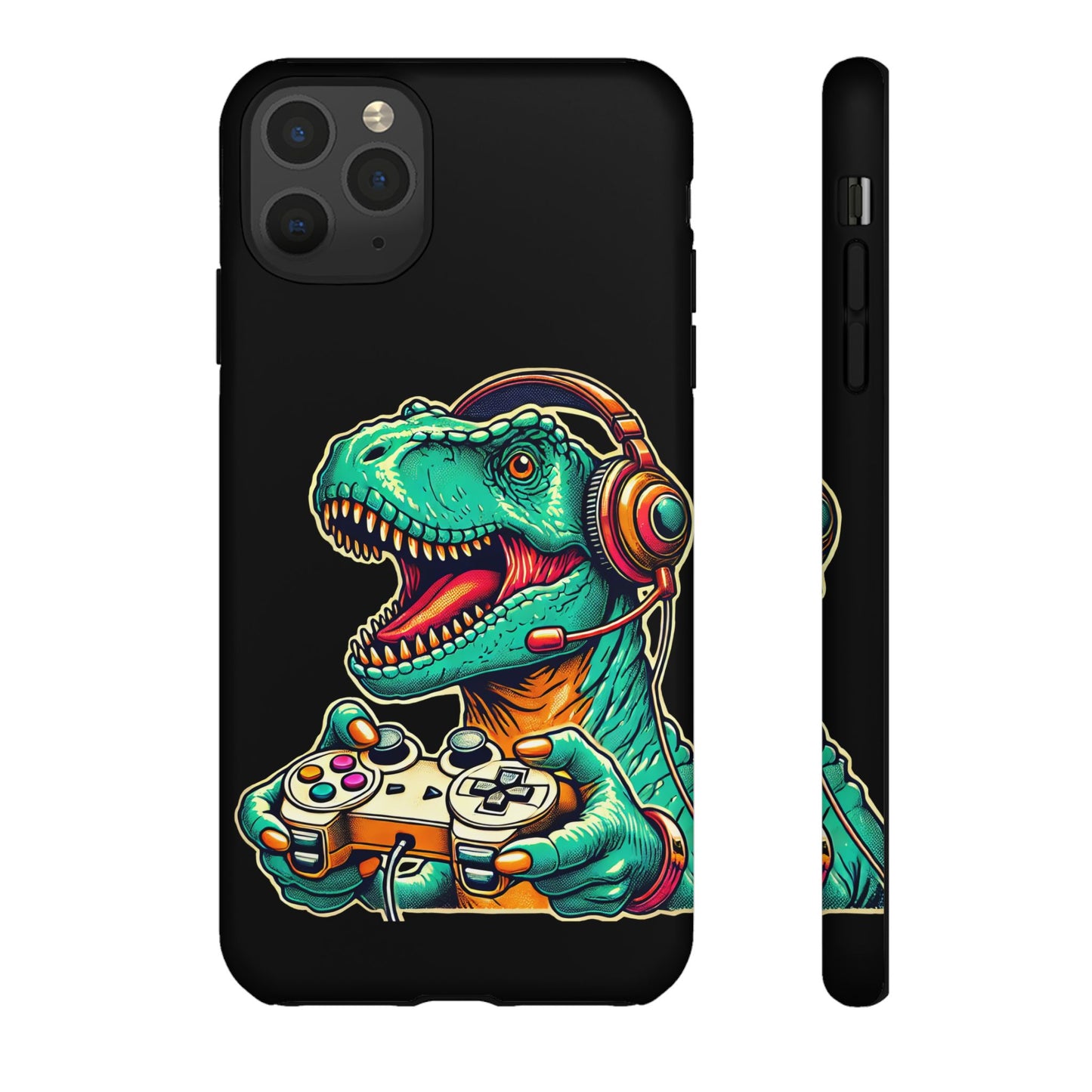 Dinosaur Gaming Phone Case – Tough Cases for Gamers
