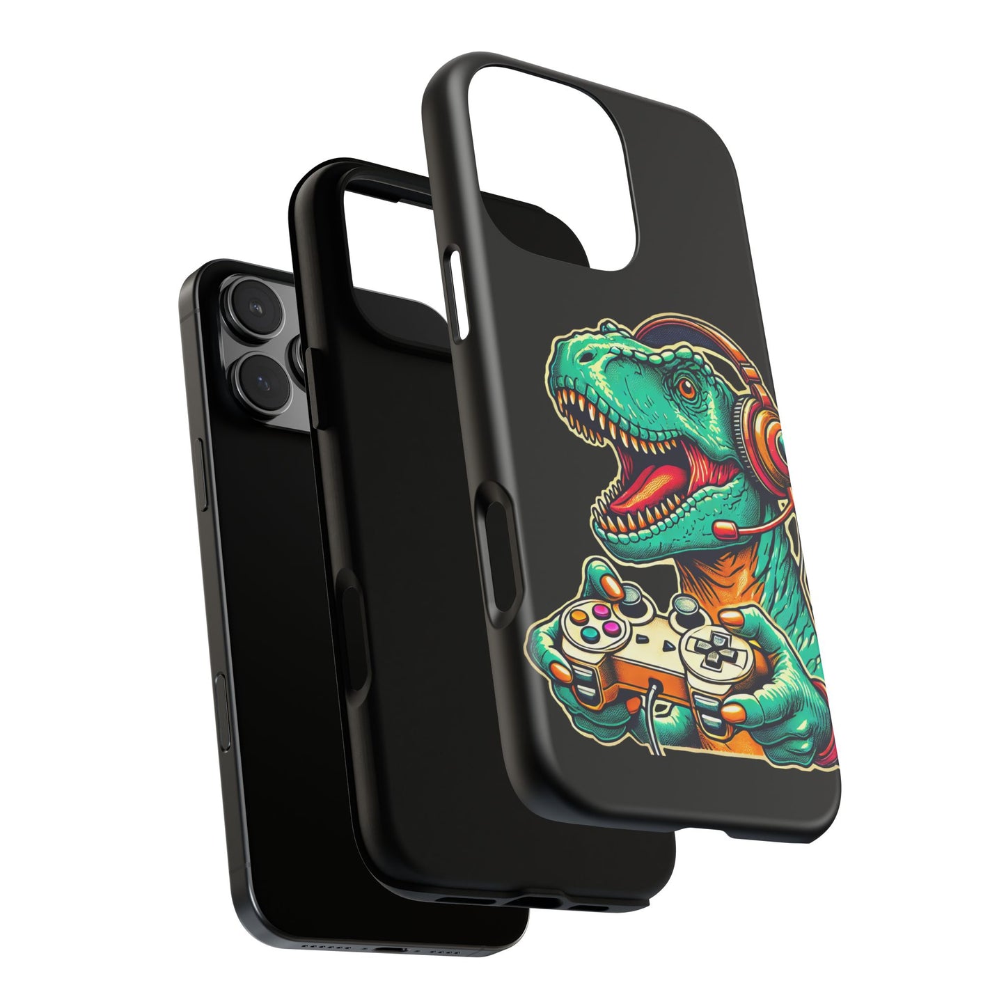 Dinosaur Gaming Phone Case – Tough Cases for Gamers