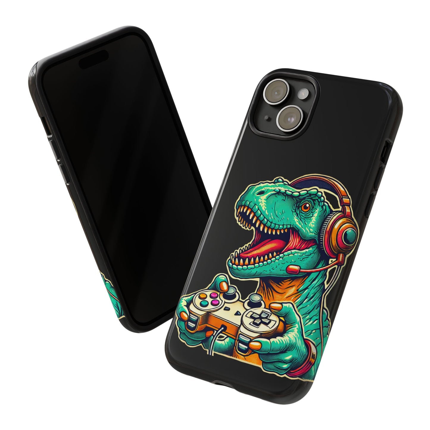 Dinosaur Gaming Phone Case – Tough Cases for Gamers