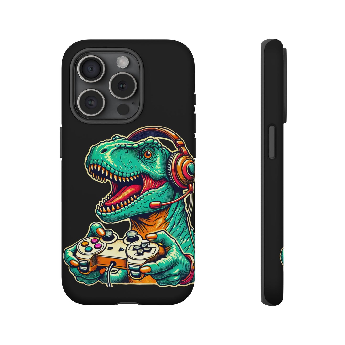 Dinosaur Gaming Phone Case – Tough Cases for Gamers
