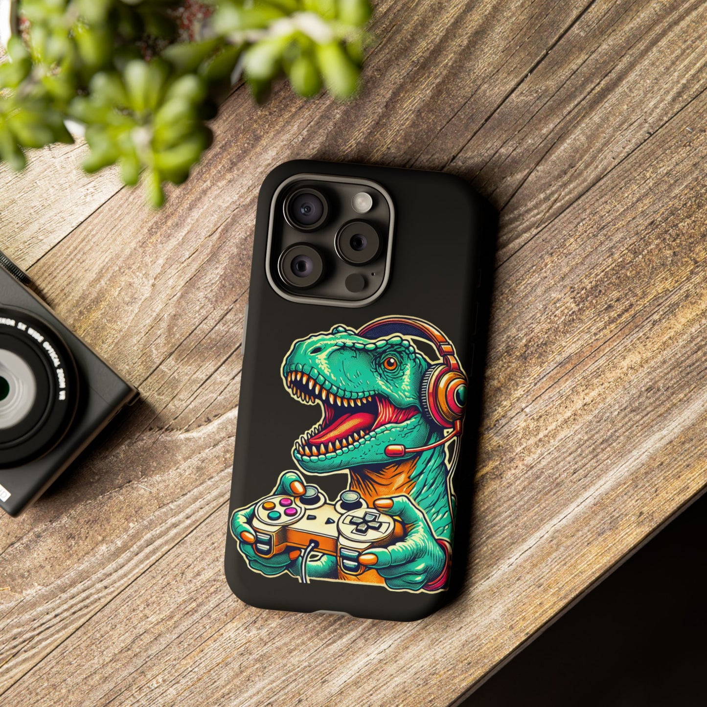 Dinosaur Gaming Phone Case – Tough Cases for Gamers