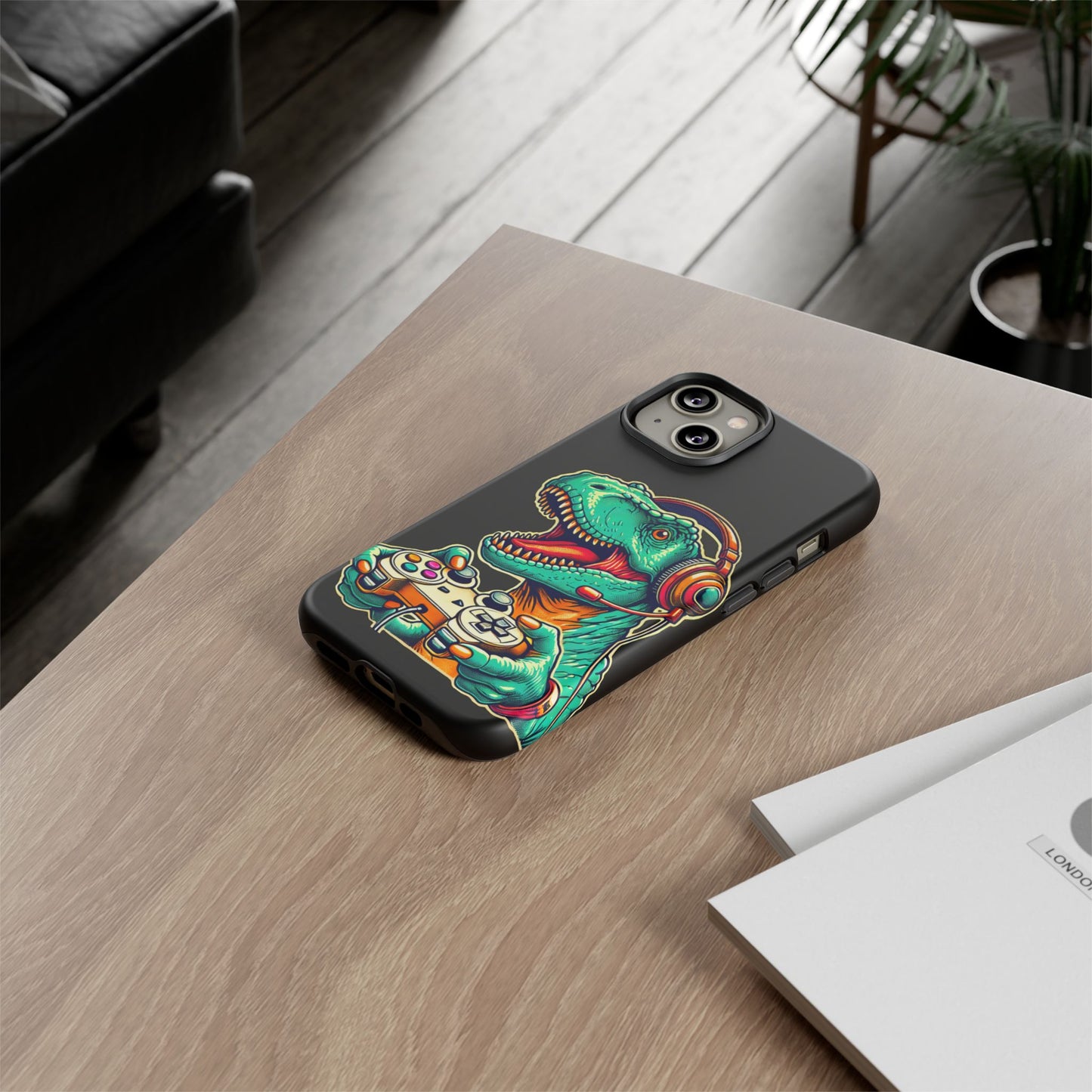 Dinosaur Gaming Phone Case – Tough Cases for Gamers