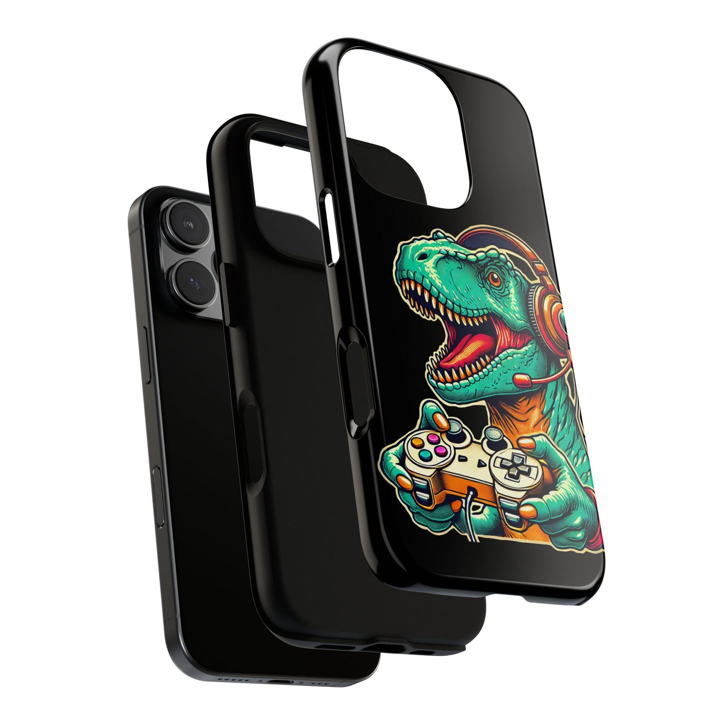 Dinosaur Gaming Phone Case – Tough Cases for Gamers