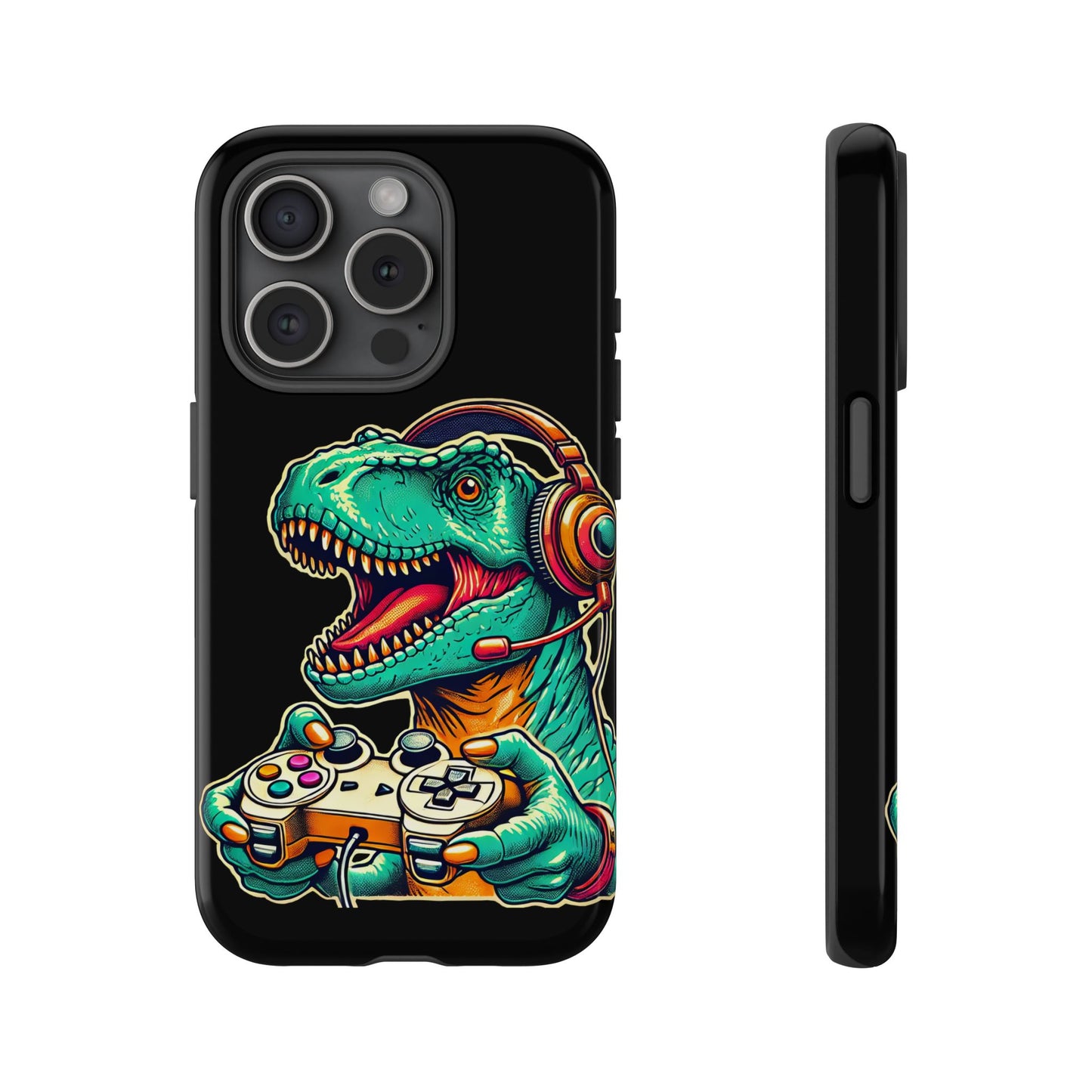 Dinosaur Gaming Phone Case – Tough Cases for Gamers