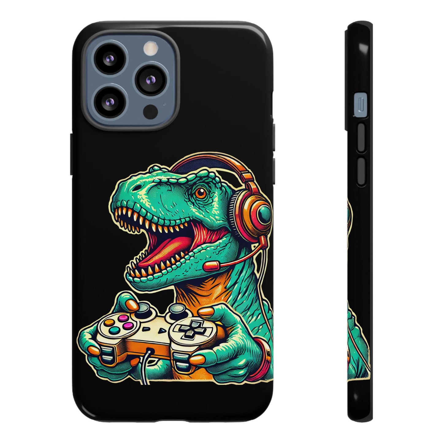 Dinosaur Gaming Phone Case – Tough Cases for Gamers
