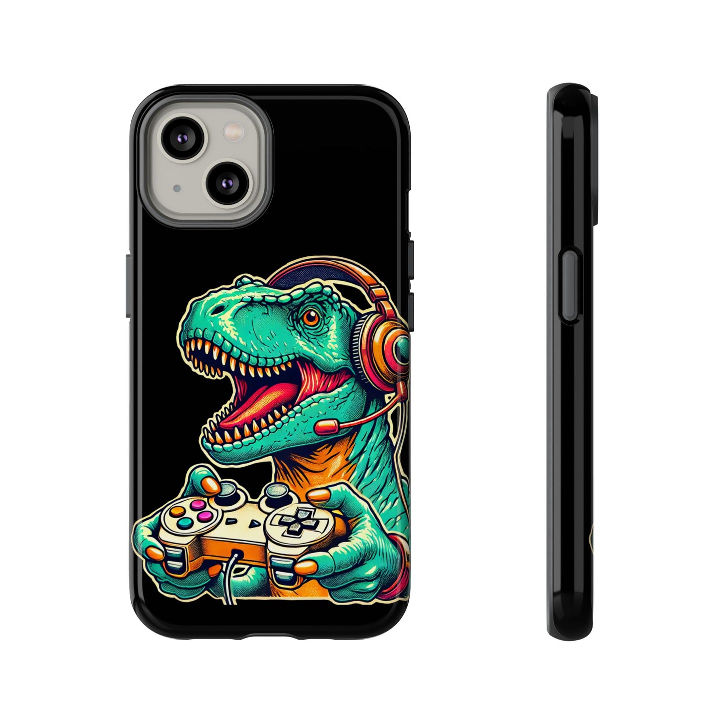 Dinosaur Gaming Phone Case – Tough Cases for Gamers