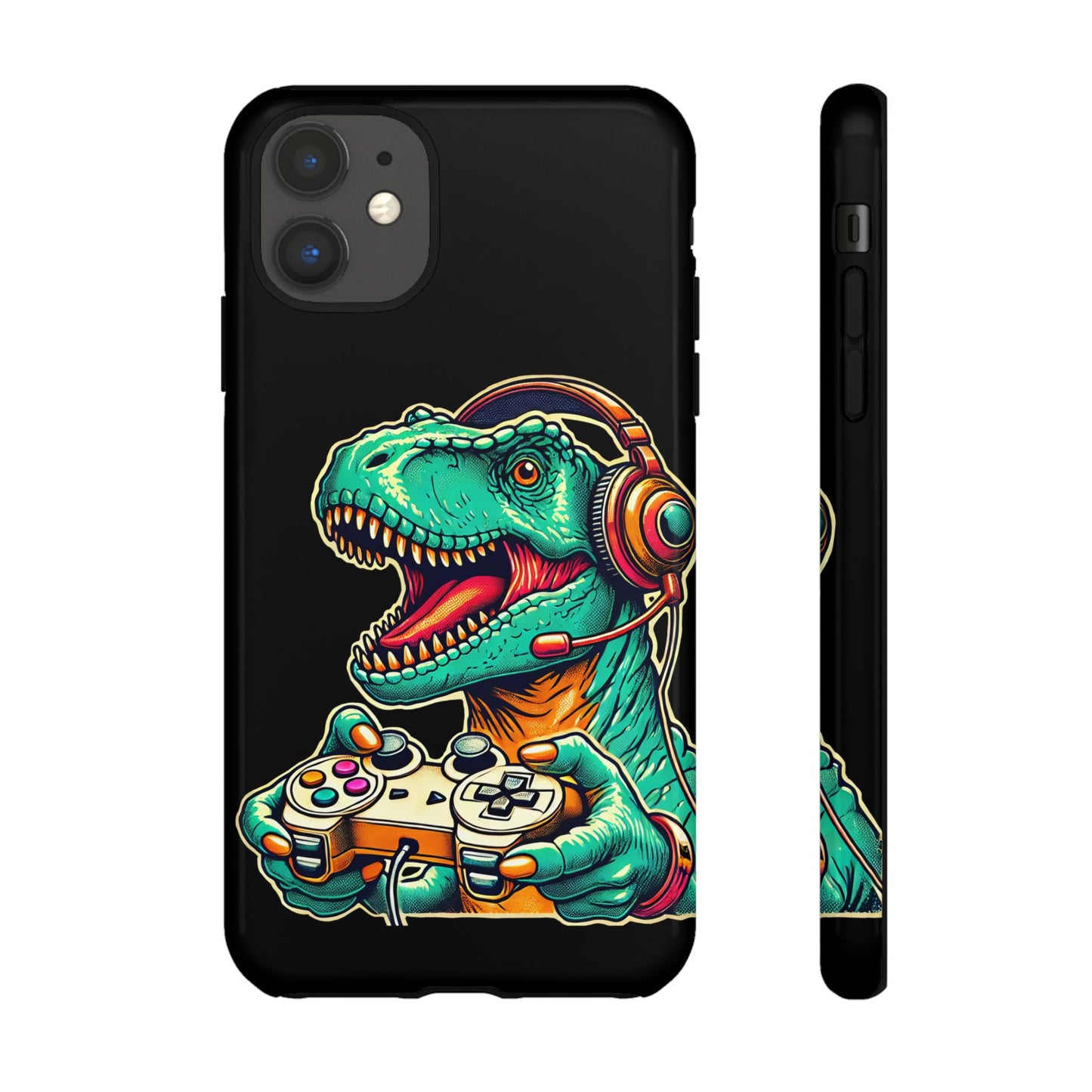 Dinosaur Gaming Phone Case – Tough Cases for Gamers