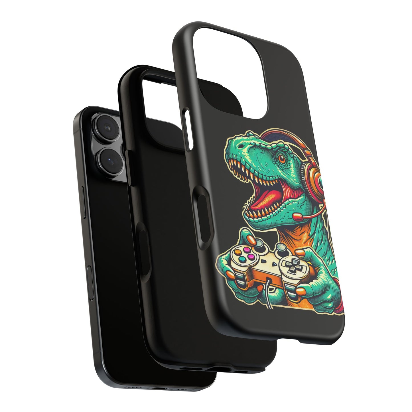 Dinosaur Gaming Phone Case – Tough Cases for Gamers