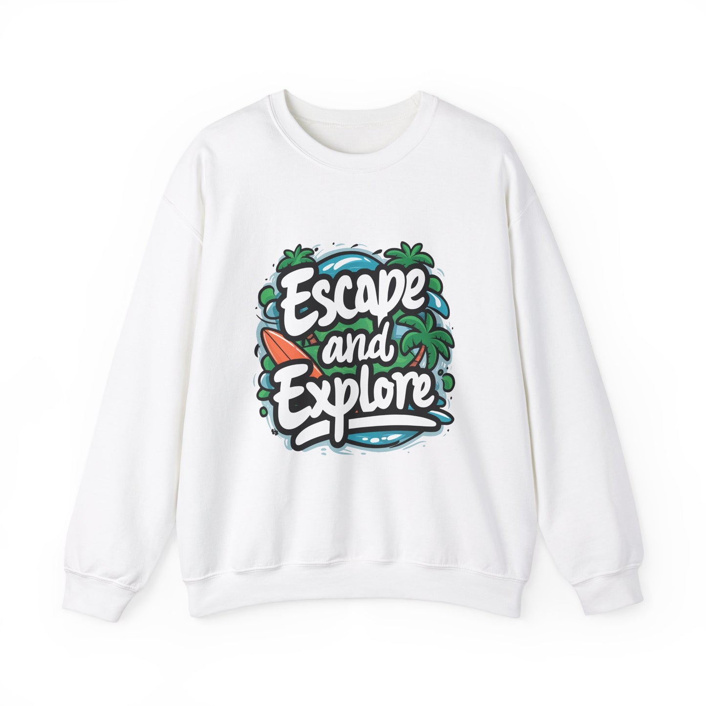 Escape and Explore Unisex Crewneck Sweatshirt